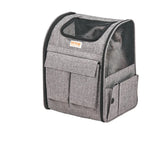 Soft-Sided Rolling Pet Carrier Backpack with Removable Wheels for Dogs & Cats up to 18 lbs