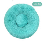 Round Plush Dog Bed