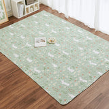 Washable Rabbit Floor Mat — Cotton Training Pad & Cage Liner