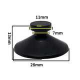 Aquarium Suction Cup Holders (10-Pack, Black, Glass Tank Clips)