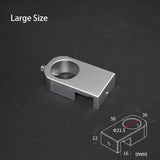 Aluminum Alloy Aquarium Tube Holder Clamp (Water Pipe Hose Mount, Glass Clip)