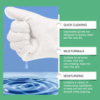 Disposable Pet Cleaning Gloves — Coconut Oil & Glycerin, No-Rinse Dry Bath