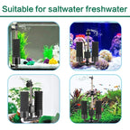 3-in-1 Submersible Aquarium Filter Pump (220V, Sponge + Bio + Chemical)