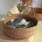 Woven Vine Cat Nest Bed, Cooling All-Season Design