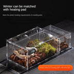 Acrylic Nano Terrarium — Ventilated Enclosure for Tarantulas & Small Reptiles