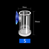 Acrylic Aquarium Fish Feeding Ring (Anti-Drift, Transparent, Floating)