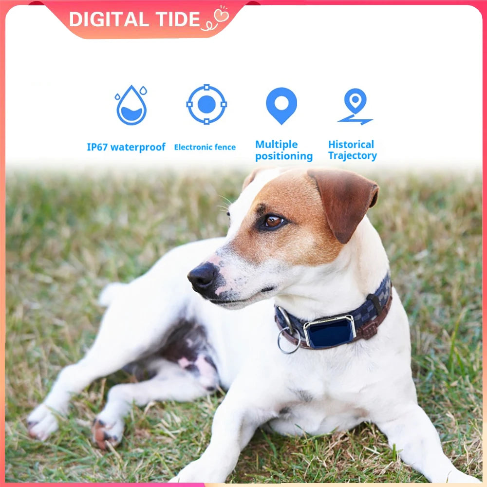 G12 GPS Smart Pet Locator Collar for Dogs & Cats - Universal Waterproof Positioning Tracker