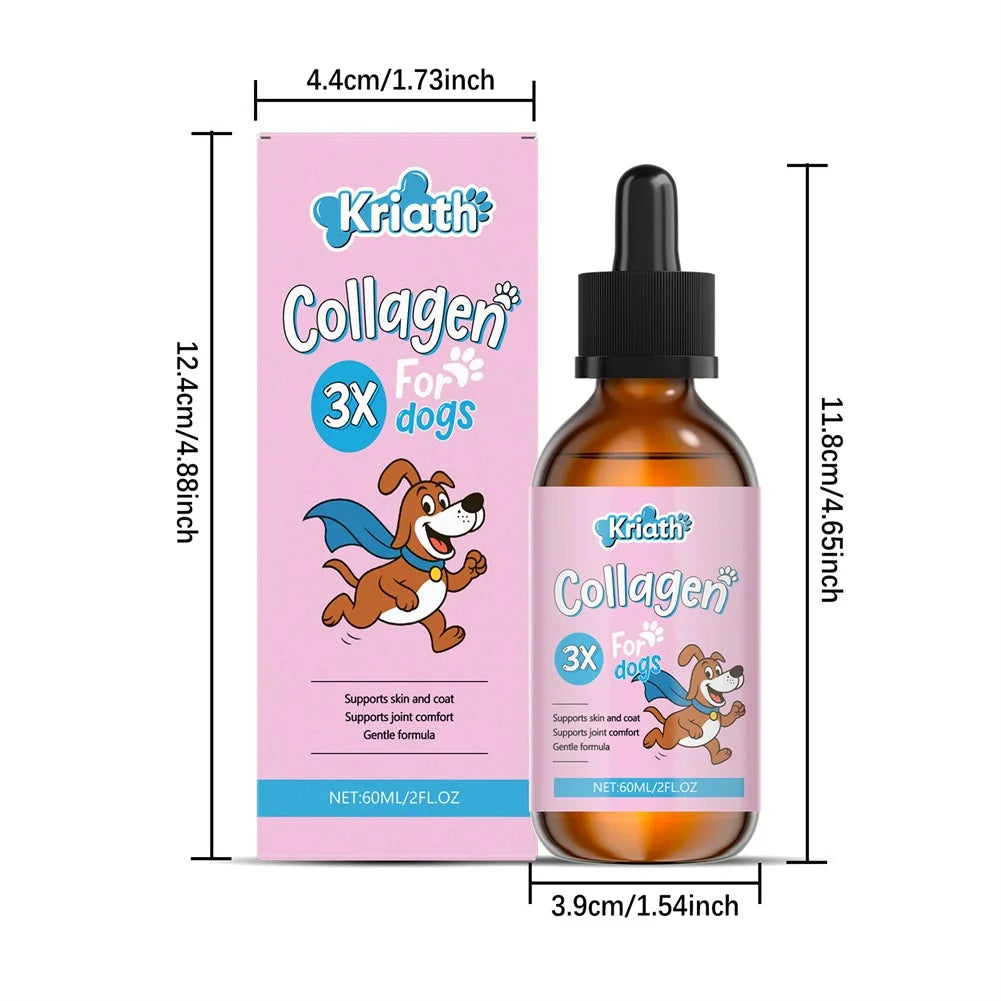 Liquid Collagen Supplement for Dogs — Joint, Skin & Coat Support