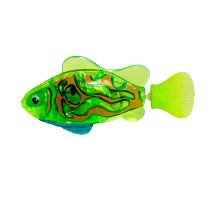 LED Swimming Robot Fish Cat Toy