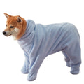 Full-Coverage Microfiber Dog Bathrobe — Quick-Dry After-Bath Wrap
