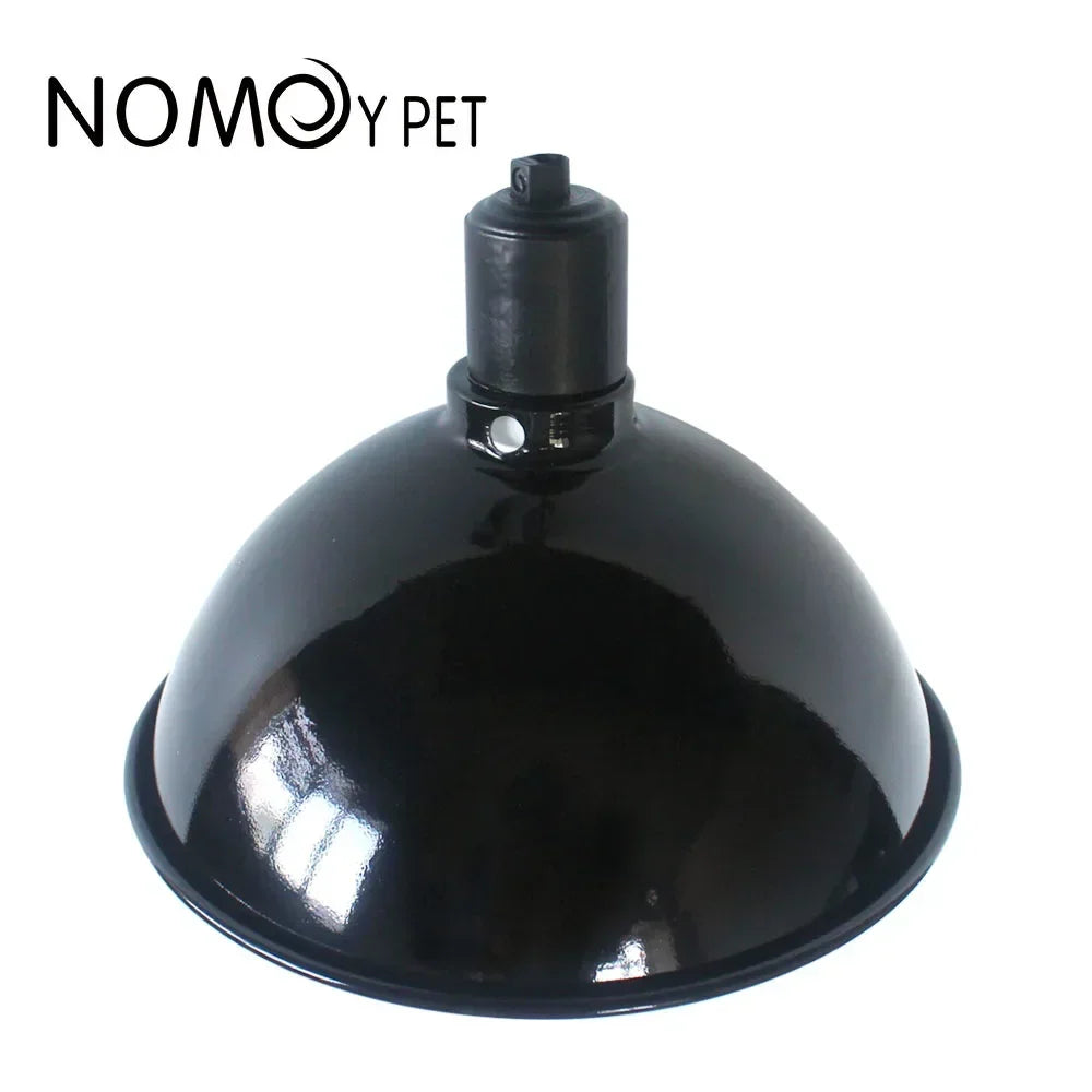 Deep Dome Reptile Lamp Fixture — Anti-Scald Protective Shade, 5.5"–10"