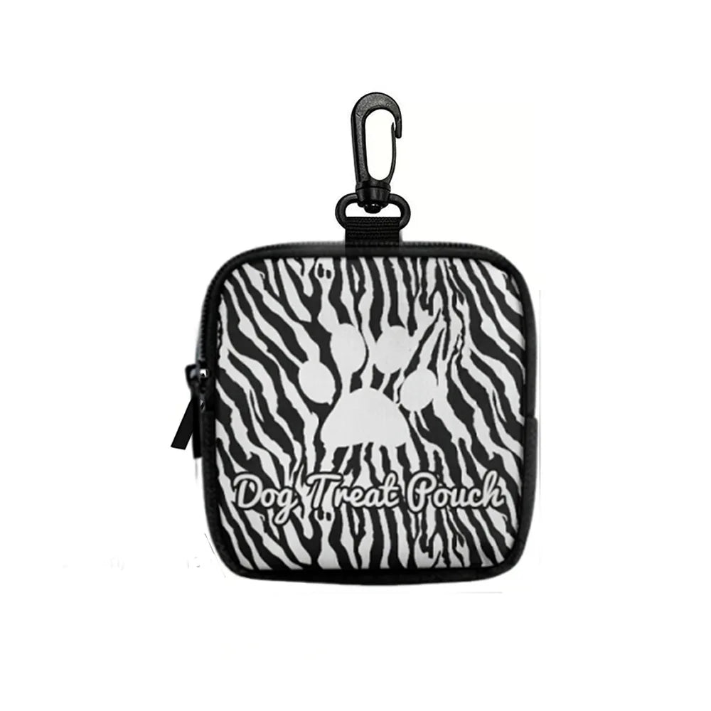 Mini Dog Treat Pouch (Lightweight, Hook Clip, Zipper Closure)