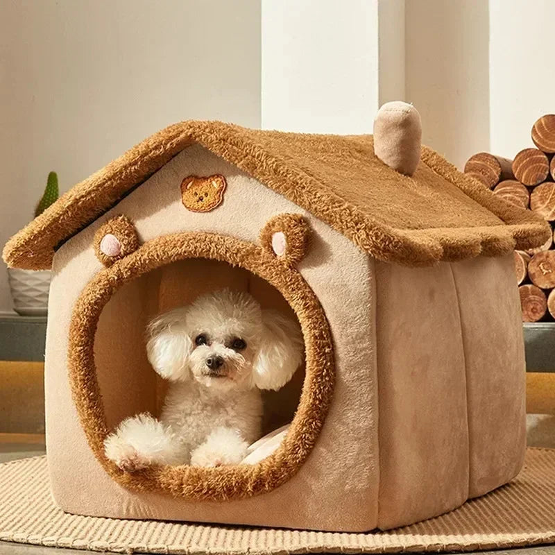 Foldable Character Pet House Bed