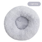Round Plush Dog Bed