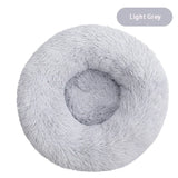 Round Plush Dog Bed