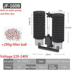 Submersible Aquarium Filter with Bio Media Balls 220V