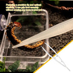 Glow-in-the-Dark Reptile Feeding Tongs — Ergonomic Anti-Slip Tweezers