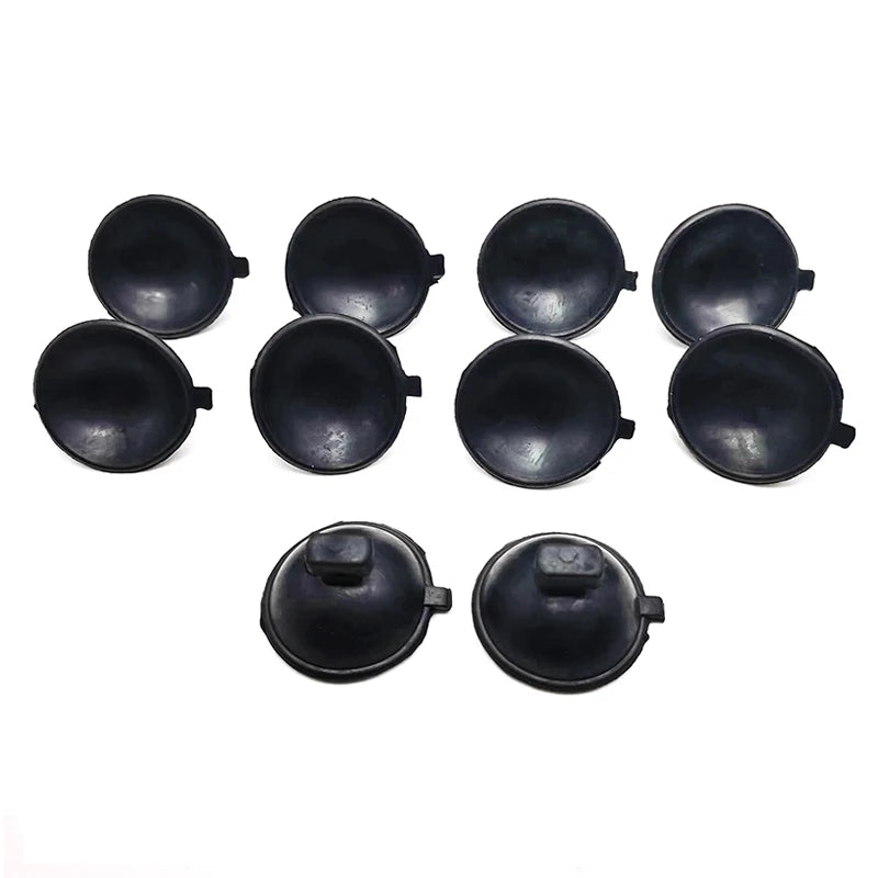 Aquarium Suction Cup Holders (10-Pack, Black, Glass Tank Clips)