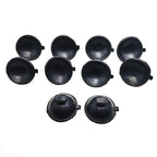 Aquarium Suction Cup Holders (10-Pack, Black, Glass Tank Clips)