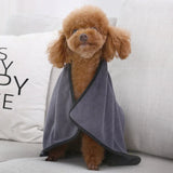 Microfiber Quick-Dry Pet Towel — Ultra-Absorbent Drying Towel for Dogs & Cats