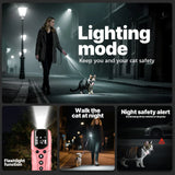 No-Shock Vibrating Cat Training Collar — 2000ft Remote, Rechargeable