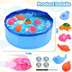 Portable Cat Pool Water Toy with Fish — Interactive Splash Toy for Indoor Cats