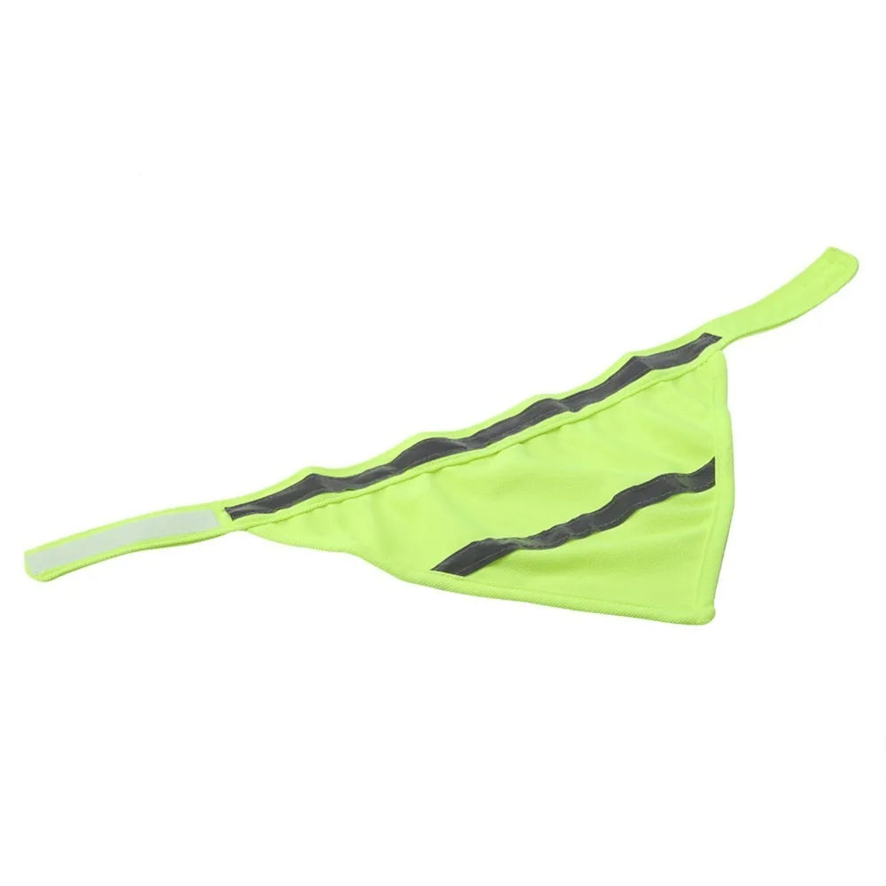 Reflective Luminous Dog Bandana (Soft, Adjustable, Outdoor Walking)