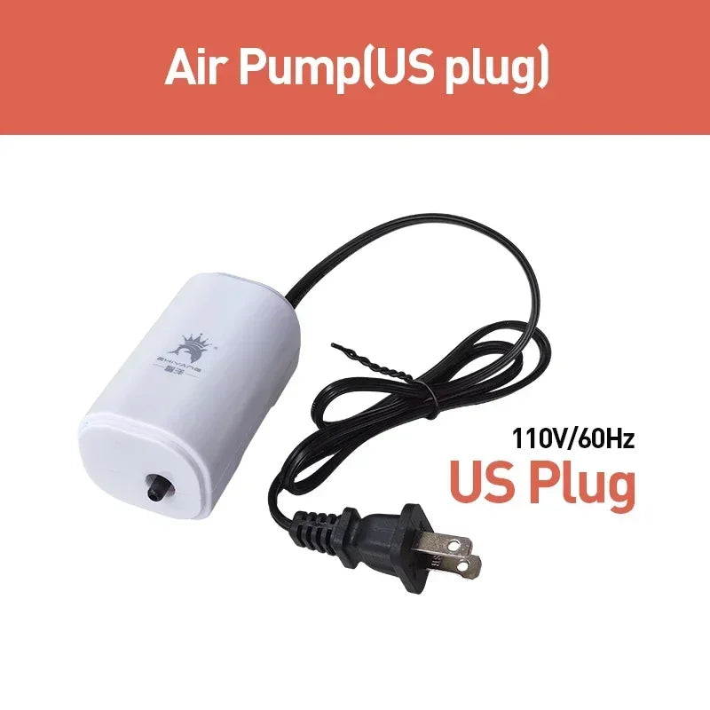Ultra-Silent Aquarium Air Pump 3W Multi-Outlet Full Kit