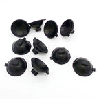 Aquarium Suction Cup Holders (10-Pack, Black, Glass Tank Clips)