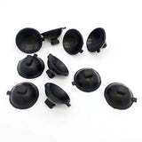 Aquarium Suction Cup Holders (10-Pack, Black, Glass Tank Clips)