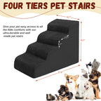 2-in-1 Foam Dog Stairs & Ramp, Extra-Wide Non-Slip