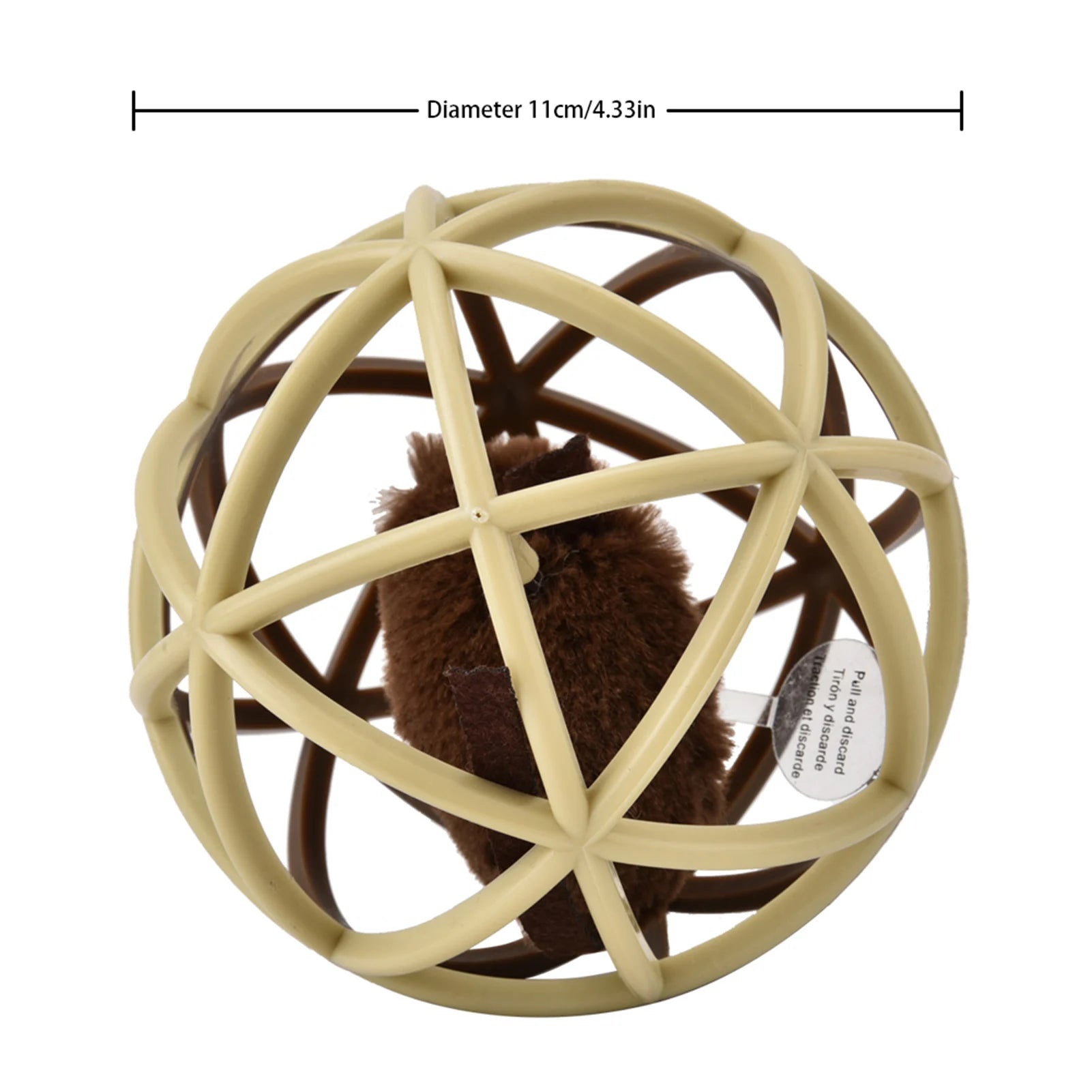 Sisal Ball Puzzle Mouse Toy — Claw & Molar Grinding Cat Ball