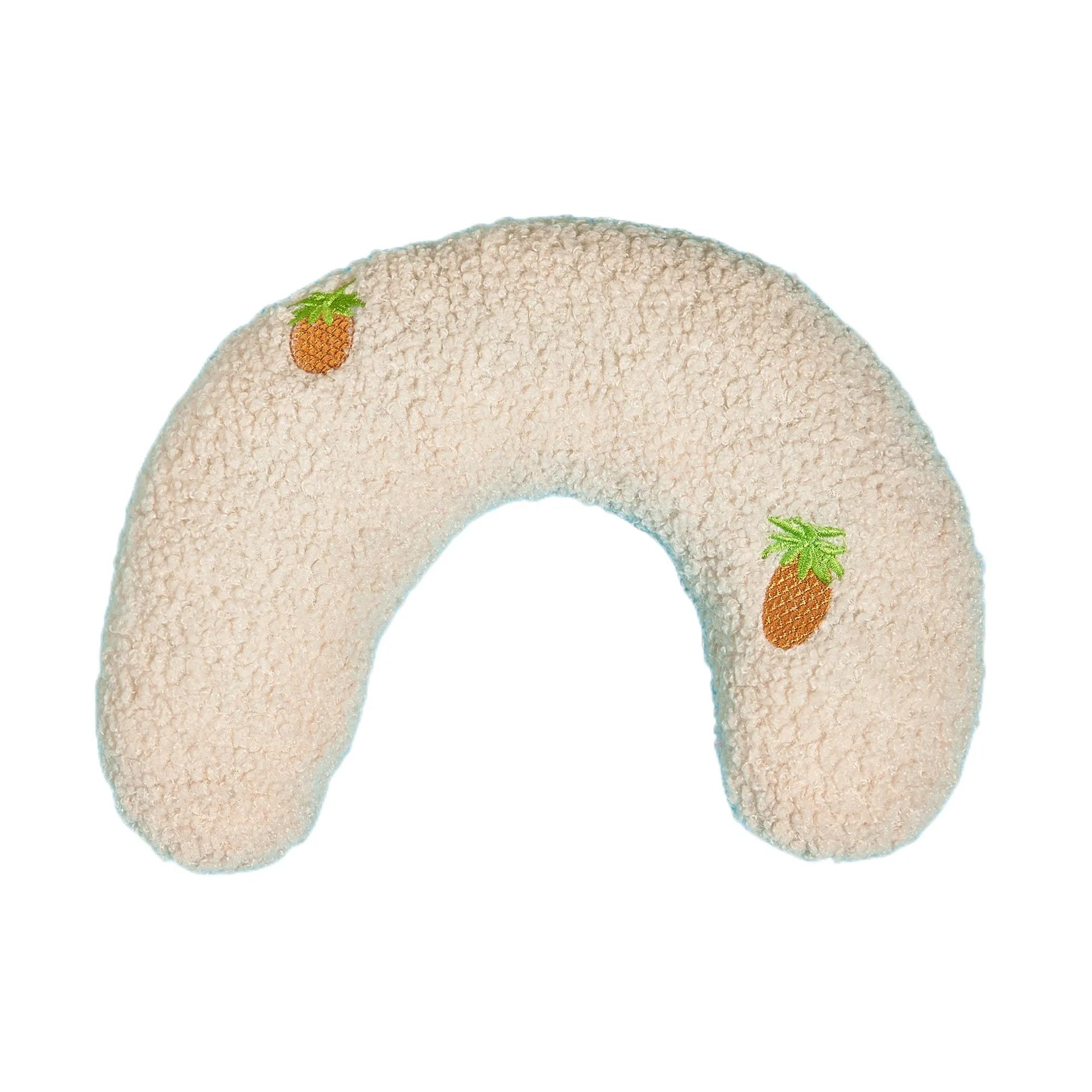 U-Shaped Plush Pet Pillow — Cervical Support Sleep Cushion for Cats & Dogs