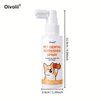 No-Brushing Dental Spray for Dogs & Cats — Multi-Plant Plaque Remover, 60ml