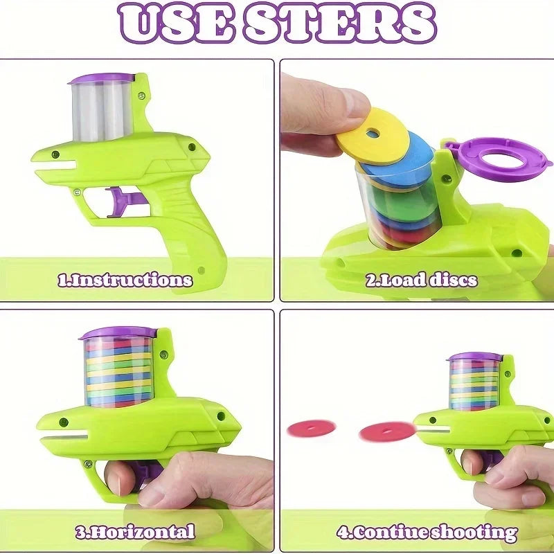 Flying Disc Launcher Toy — Interactive Chase Toy for Cats & Dogs