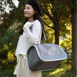 Breathable Pet Carrier Shoulder Bag — Portable Travel Tote for Cats & Dogs