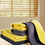 Microfiber Quick-Dry Pet Towel — Absorbent Bathrobe-Style Towel for Cats & Dogs