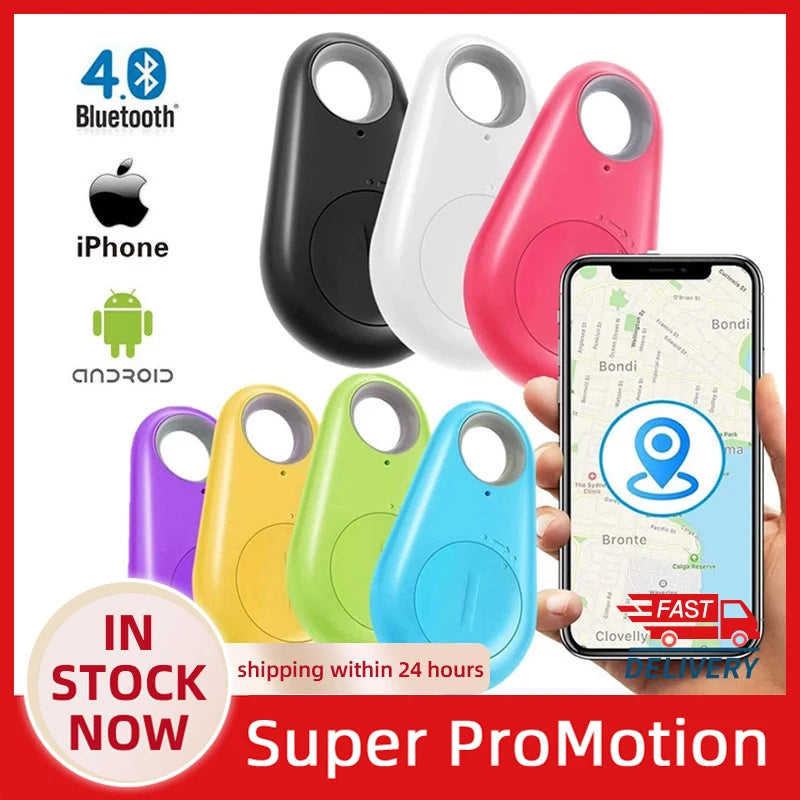 Smart Bluetooth GPS Tracker for Keys, Pets & Luggage