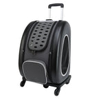 Multi-Carry Breathable Pet Suitcase & Cat Backpack — Foldable Portable Outdoor Bag for Dogs & Cats