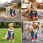 Dog Elbow Brace (Adjustable, Breathable, Injury Prevention)