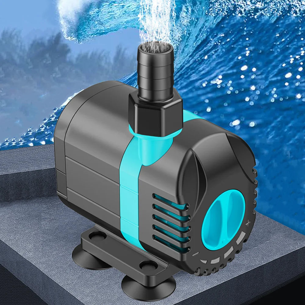 Brushless Submersible Aquarium Pump 600–4500L/H Ceramic Shaft