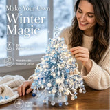 DIY Beaded Christmas Tree Kit (Mini Crystal Desktop Decor)