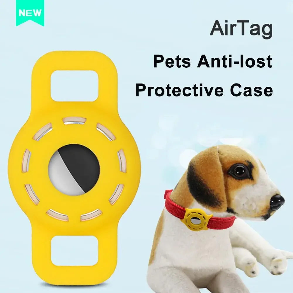 Silicone Protective Cover for AirTag Pet Collar Tracker