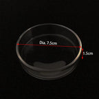Glass Aquarium Shrimp Feeding Ring & Feeder Dish (Transparent, Floating, Bottom)