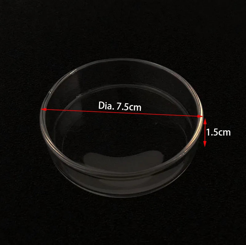 Glass Aquarium Shrimp Feeding Ring & Feeder Dish (Transparent, Floating, Bottom)