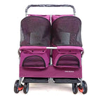 Ultra-Light Two-Seater Pet Buggy with Detachable Washable Interior