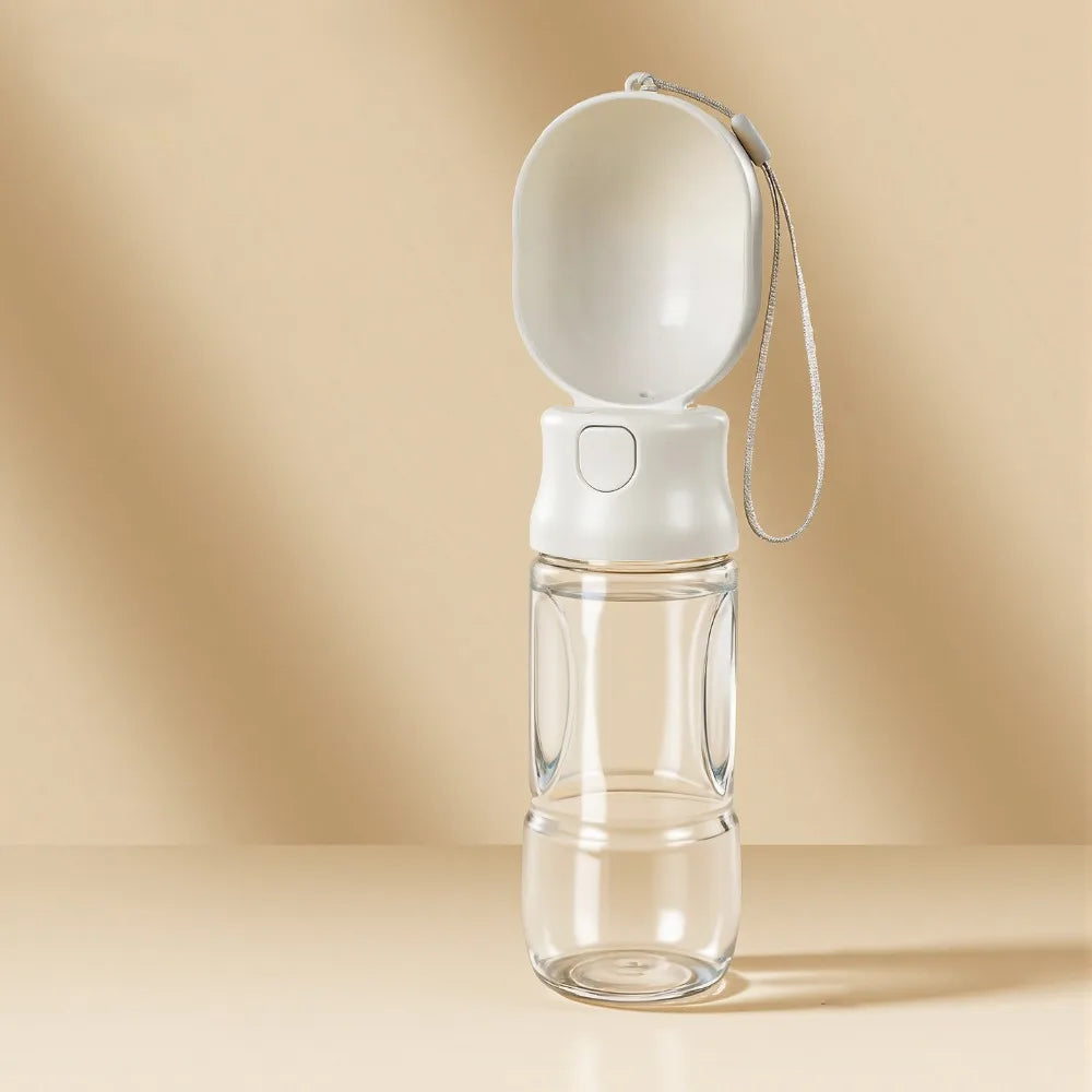 Leak-Proof Dog Water Bottle with Filter (Detachable Bowl, Outdoor, Sealed)