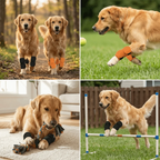 Soft Pet Knee Brace 2-Pack (Thermal, Adjustable, Joint Recovery, Breathable)
