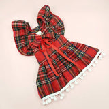 Christmas Checker Dog Dress (Winter Skirt Cosplay Outfit)