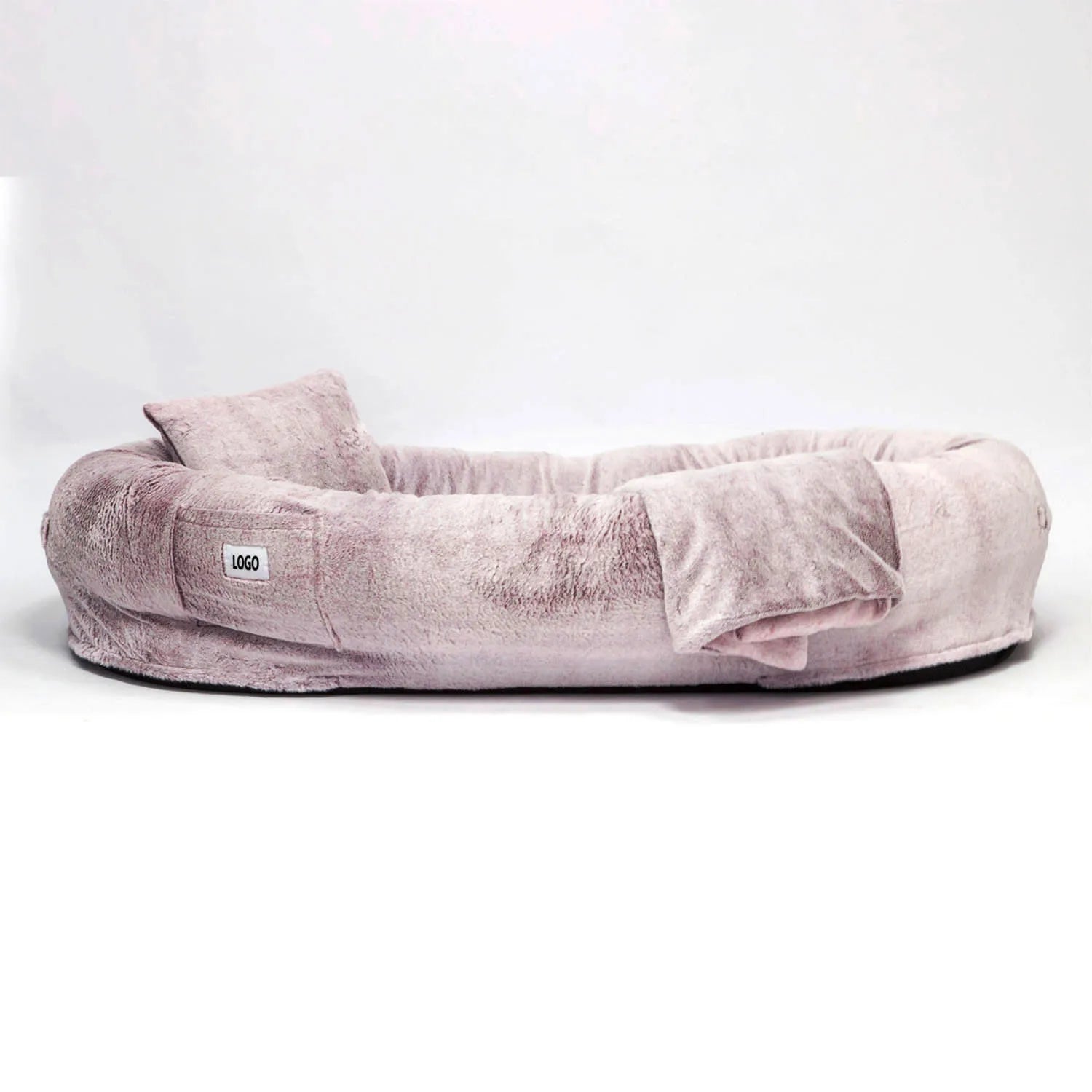 Giant Human-Size Fluffy Memory Foam Dog Bed